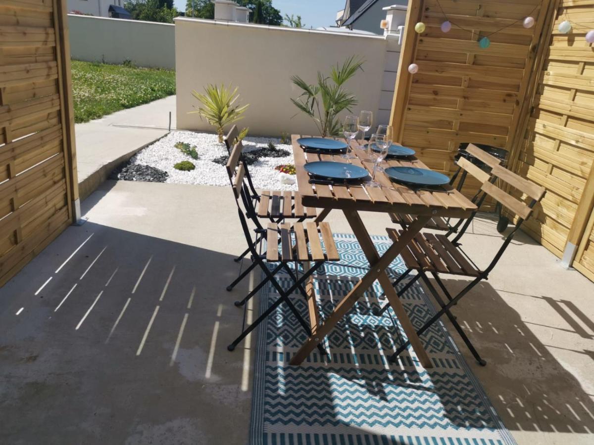 Les Pommiers Duplex Cosy Tout Confort Dans Maison Neuve Avec Terrasse Entree Independante 5 Mn De Bayeux Et 10 Mn Plage Du Debarquement Sommervieu Exterior foto