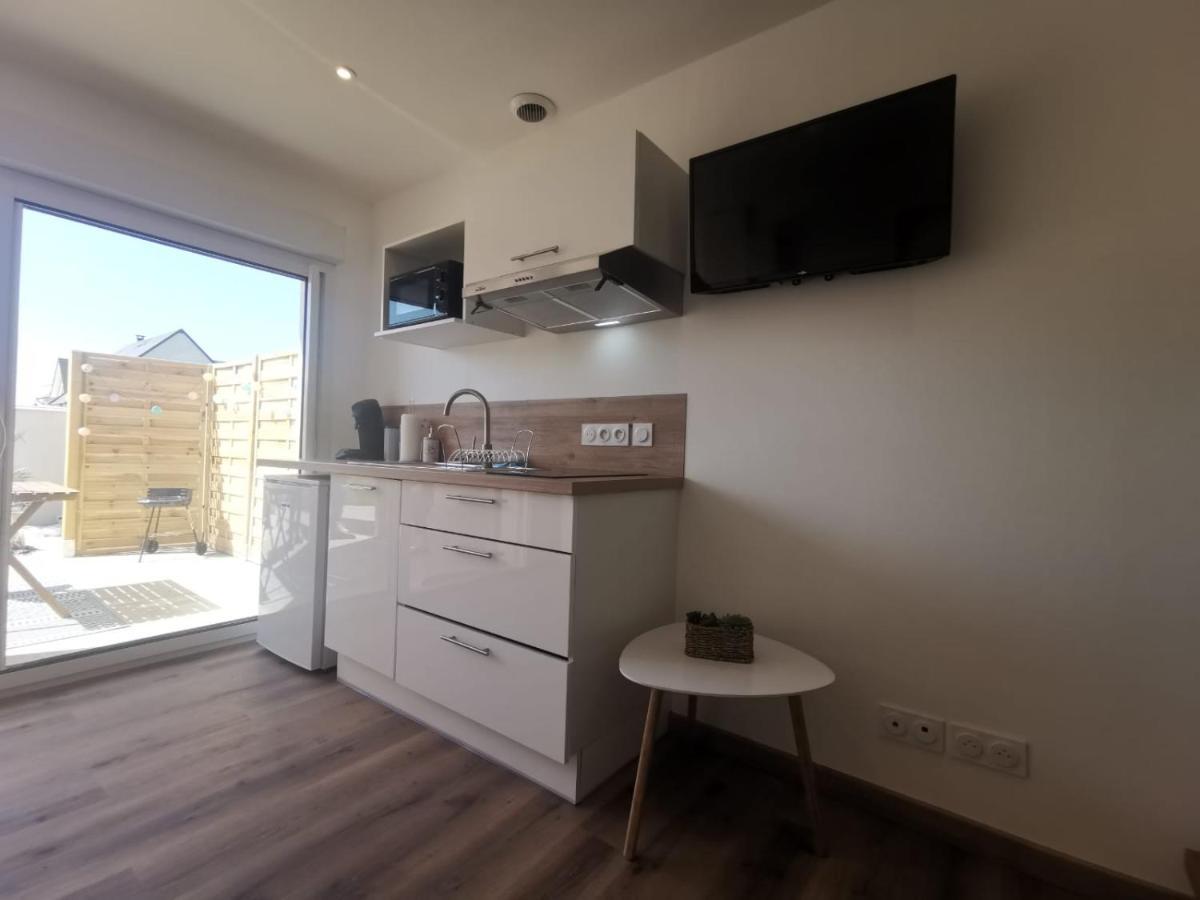 Les Pommiers Duplex Cosy Tout Confort Dans Maison Neuve Avec Terrasse Entree Independante 5 Mn De Bayeux Et 10 Mn Plage Du Debarquement Sommervieu Exterior foto